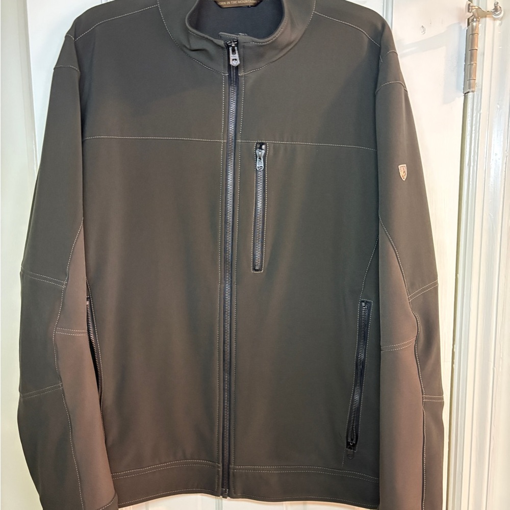 Kuhl Men's Green/Brown Softshell Jacket